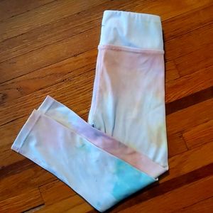 Girls Bright Hendrix Splashed Leggings Size XXS 4/5